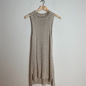 Anthropologie Moth Knit Sleeveless Dress Sz LP